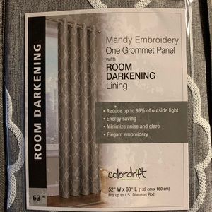 52”W x 63” L Room Darkening Curtain Panels